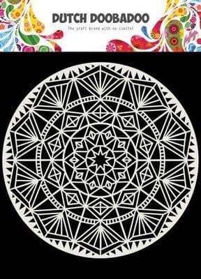 Dutch Doobadoo Mask Art Stencil - Mandala, Round