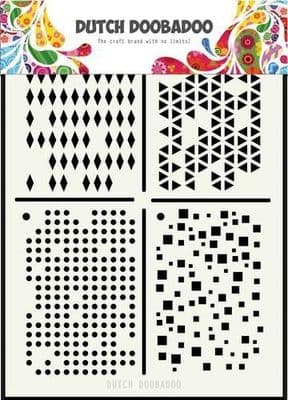Dutch Doobadoo Mask Art Stencil - Multi Stencil