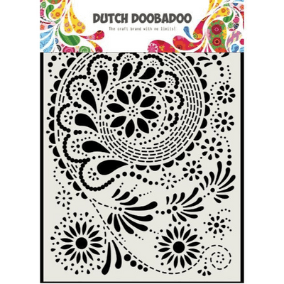 Dutch Doobadoo Mask Art Stencil - Paisley