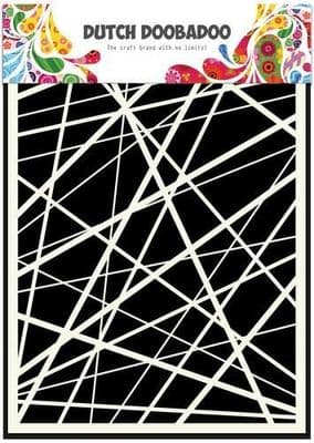 Dutch Doobadoo Mask Art Stencil - Stripes