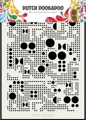 Dutch Doobadoo Mask Art Stencil - Various Dots