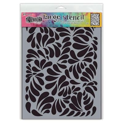 Dyan Reaveley Dylusions Stencil - Large - Brush Strokes