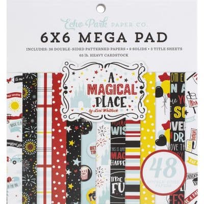 Echo Park 6x6 Mega Paper Pad - A Magical Place