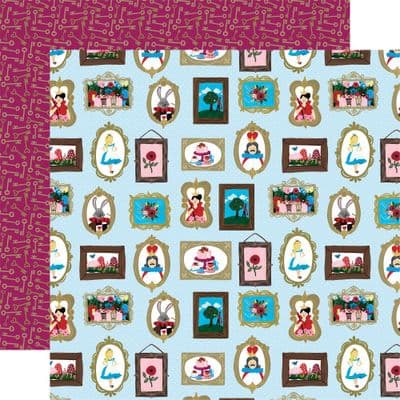 Echo Park - Alice in Wonderland - Lost in Wonderland 12x12 Cardstock