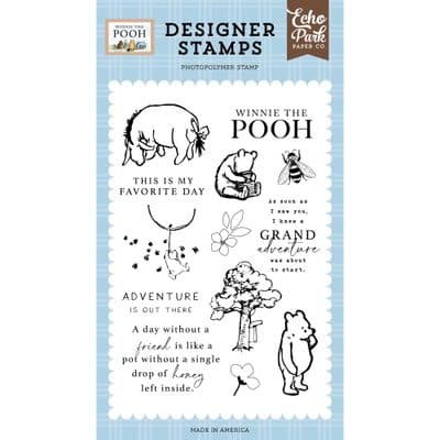 Echo Park Clear Stamp Set - Winnie the Pooh