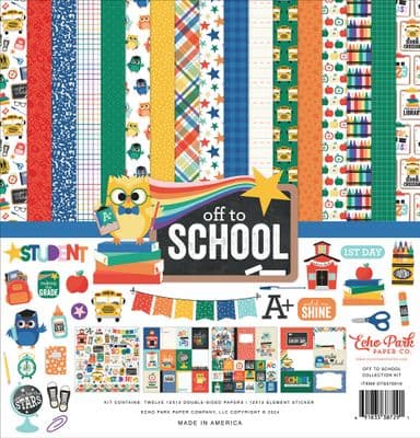 Echo Park Collection Kit - Off to School