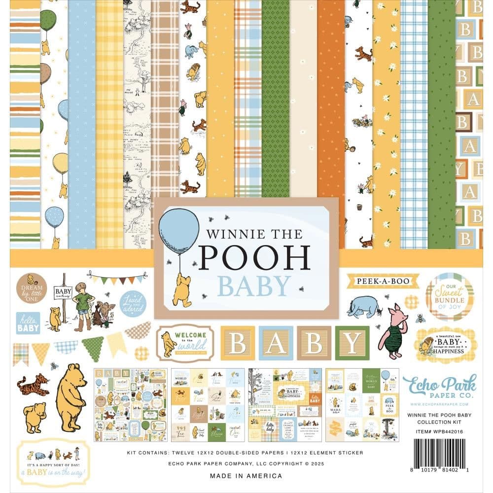 Echo Park Collection Kit - Winnie The Pooh Baby