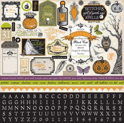 Echo Park - Element Stickers - Arsenic and Lace