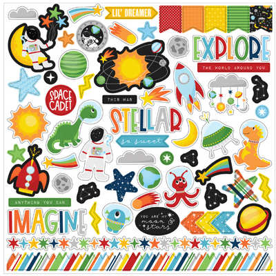 Echo Park - Element Stickers - Blast Off