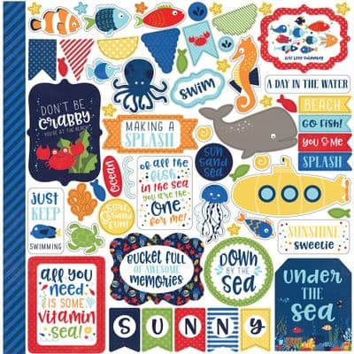 Echo Park - Element Stickers - Under the Sea - US131014