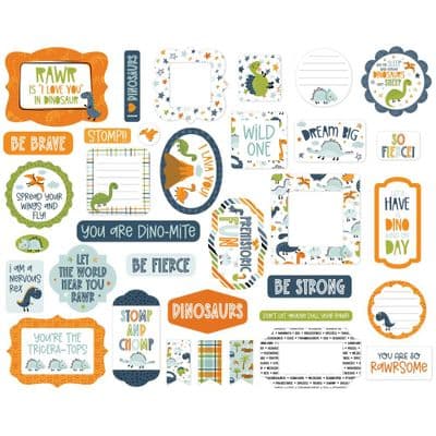 Echo Park Ephemera - Dino-Mite Icons