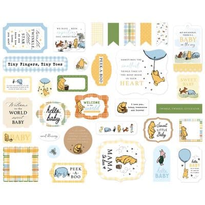 Echo Park Ephemera - Winnie the Pooh Baby Icons