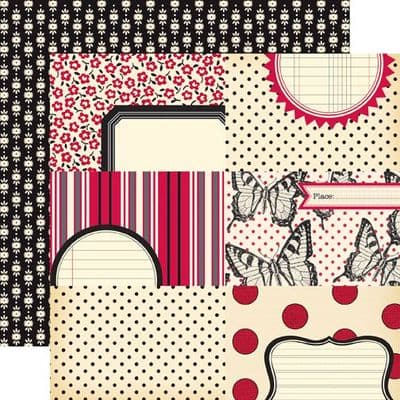 Echo Park - Photo Freedom Jenni Bowlin - My Thoughts 12x12 Cardstock 