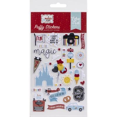 Echo Park Puffy Stickers - A Magical Place
