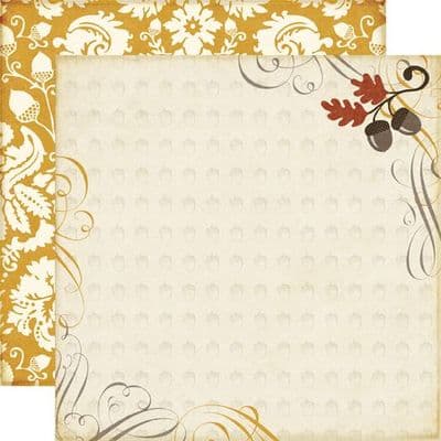 Echo Park - Reflections Fall - Harvest Morning 12x12 Cardstock 