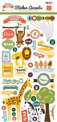 Echo Park - Sticker Accents - Day at the Zoo