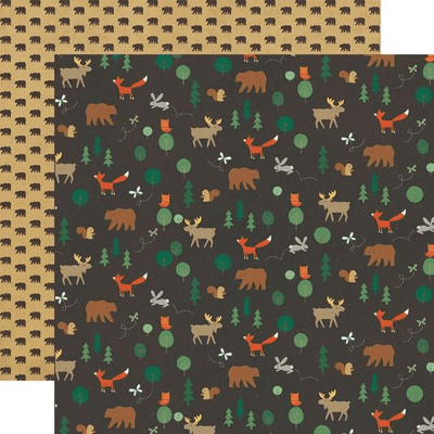 Echo Park - The Wild Life - Wildlife 12x12 Cardstock