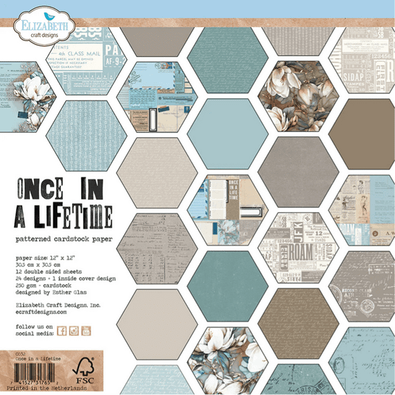 Elizabeth Craft 12x12 Paper Pack - Once in a Lifetime