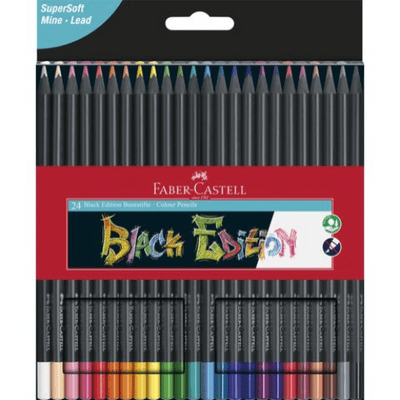 Faber Castell Black Edition Colour Pencils - 24pcs