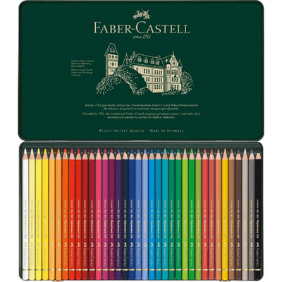 Faber-Castell Polychromos Colour Pencils - Tin of 36 SPECIAL ORDER