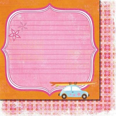 Fancy Pants - Beach Babe - Beach Bound 12x12 Paper