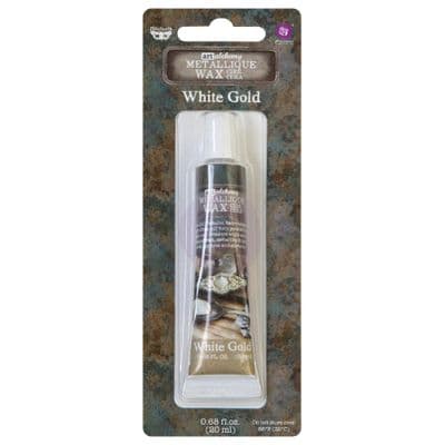 Finnabair Art Alchemy - Metallique Wax - White Gold