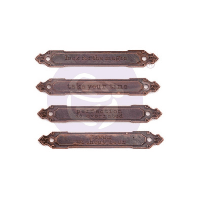 Finnabair Mechanicals Metal Embellishments - Rusty Labels