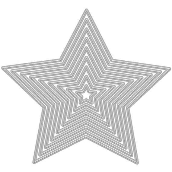 Hero Arts Infinity Dies - 5 Point Stars