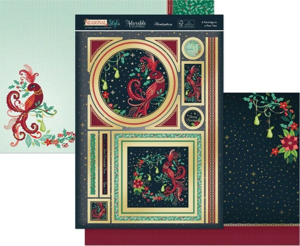 Hunkydory Die-Cut Topper Set - A Partridge in a Pear Tree