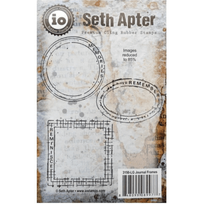 Impression Obsession Cling Rubber Stamps - Journal Frames