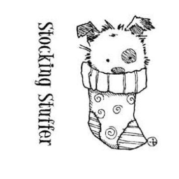 Inkadinkado Mini Clear Stamp - Stocking Stuffer