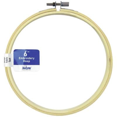 Janlynn Wood Embroidery Hoop - 6 inch