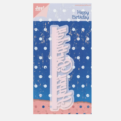 Joy Crafts Cutting & Embossing - Happy Birthday