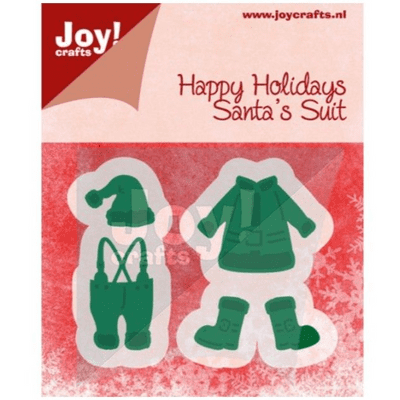 Joy Crafts Cutting & Embossing – Happy Holidays - Santa’s Suit