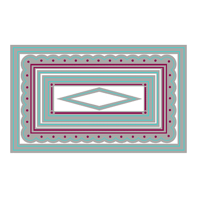 Julie Hickey Designs Die Set - Dinky Rectangle