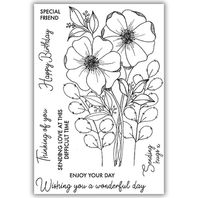 Julie Hickey Designs Stamp Set - Garden Blooms