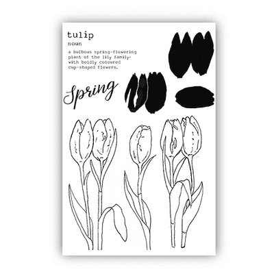 Julie Hickey Designs Stamp Set - Peter’s Tulips