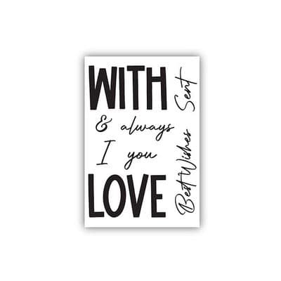 Julie Hickey Designs Stamp Set - With Love & More