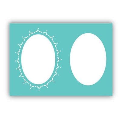 Julie Hickey Designs Stencil - Shapes #1 - Ovals Stencil & Mask