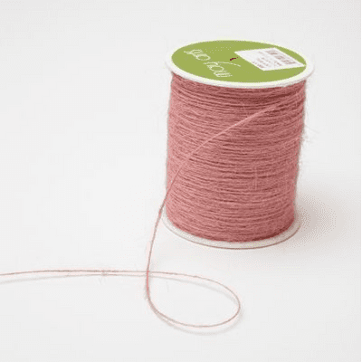 Jute Burlap String - Pink 1mm x 10 metres