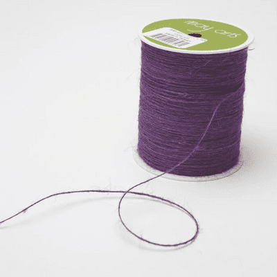 Jute Burlap String - Violet 1mm x 10 metres