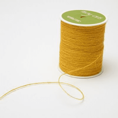 Jute Burlap String - Yellow 1mm x 10 metres