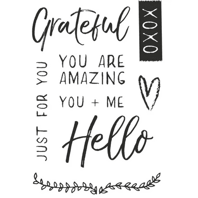 Kaisercraft Clear Stamp Set -  Fleur