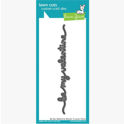 Lawn Fawn Cuts Cutting Die - Be My Valentine Border