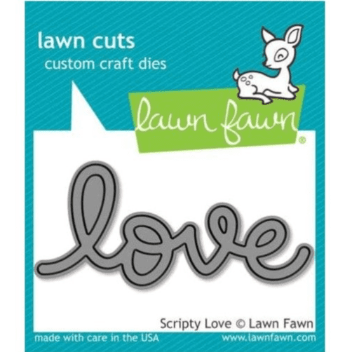 BIG SCRIPTY WORDS LF1172 - LAWN FAWN Lawn Cuts Steel Craft Dies Made in USA | Australia