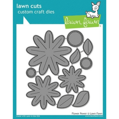 Lawn Fawn Cuts Cutting Dies - Flower Power