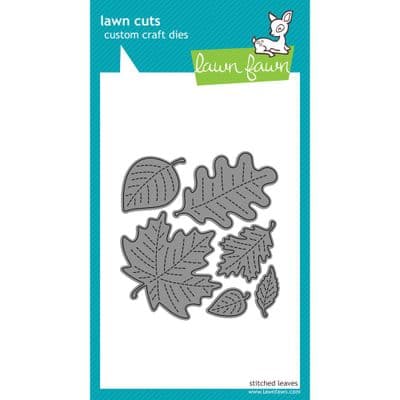 Lawn Fawn Cuts Cutting Dies - Stitched Leaves