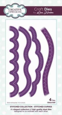Lisa Horton Craft Dies - Stitched Collection - Stitched Curves 