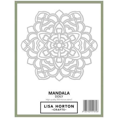 Lisa Horton Crafts - A5 Stencil - Mandala Doily