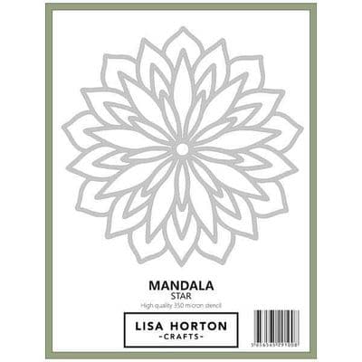 Lisa Horton Crafts - A5 Stencil - Mandala Star